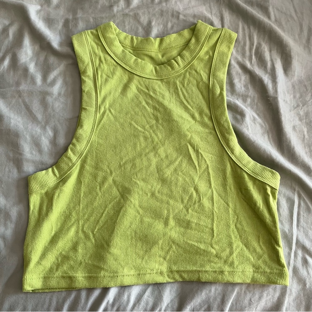 Shiny by Nature Tank Top in Matcha